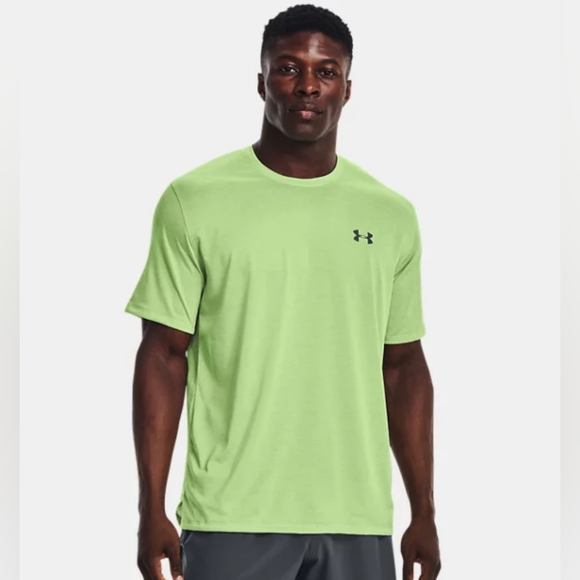 Under Armour Shirts Mens Ua Training Vent 2 Short Sleeve Key Lime